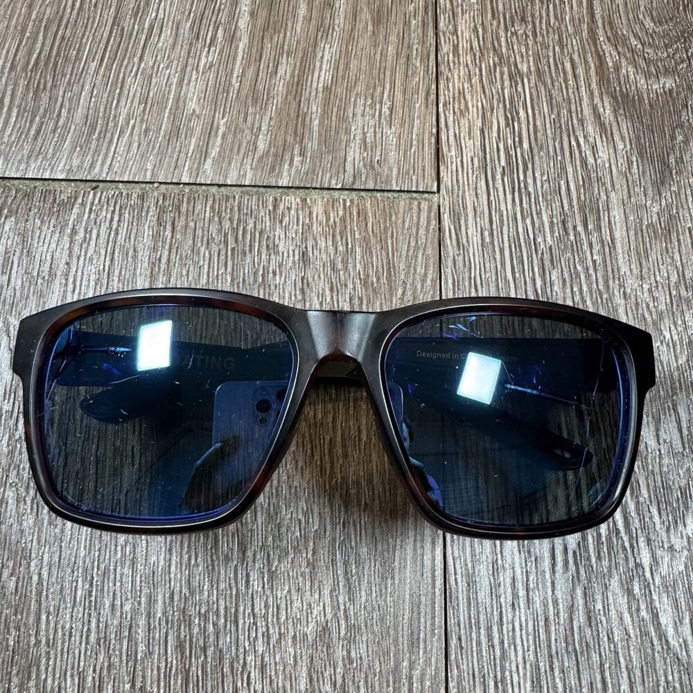 RHEOS BIMINI UNISEX FLOATING POLARIZED SUNGLASSES BLUE LENS TOROISE FRAME
